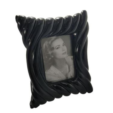 Imagem de Porta Retrato Preto Metal - BTC, 27cm x 21cm