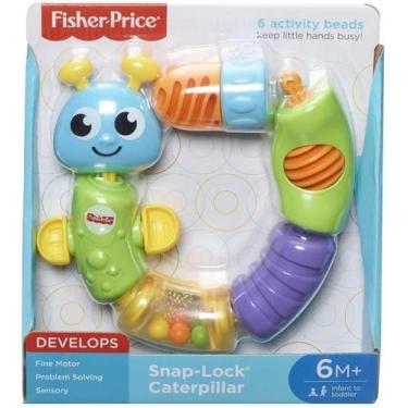 Imagem de Chocalho Centopeia Encaixa E Puxa Fisher Price