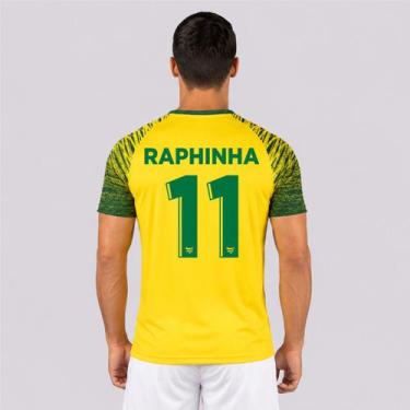 Imagem de Camisa Super Bolla Copa Trivela Brasil Amarela 11 Raphinha, G