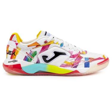 Imagem de Chuteira de Futsal Masculina Joma Reactive Top Flex Branca, Branco, 38