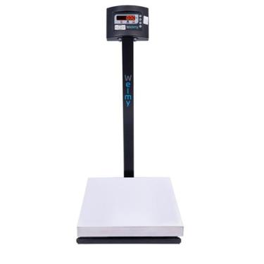 Imagem de Balança Comercial 200kg 50g Bateria 39x34cm Com Coluna Welmy