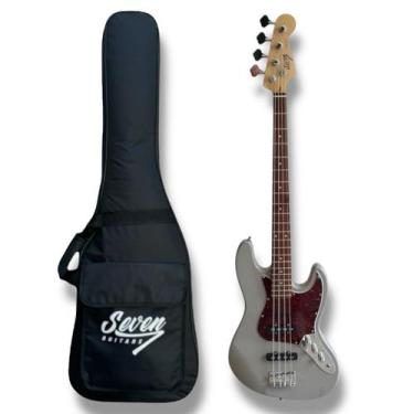 Imagem de Contrabaixo Jazz Bass Seven Sjb 47 Gray Com Bag - Seven Guitars