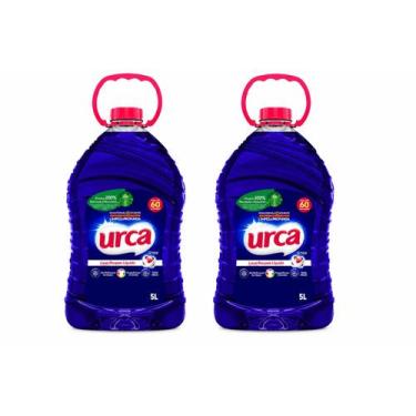 Imagem de Kit 2 Lava Roupas Liquido Urca Azul 5l
