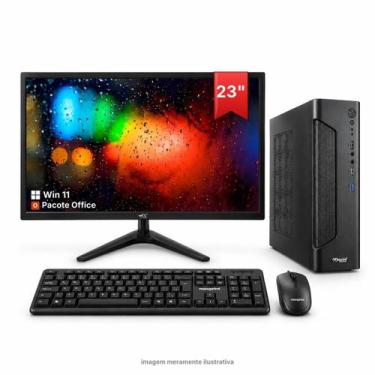 Imagem de Computador Slim I7 16GB, SSD 256GB, Monitor 23, Win 11 - Clique Pc