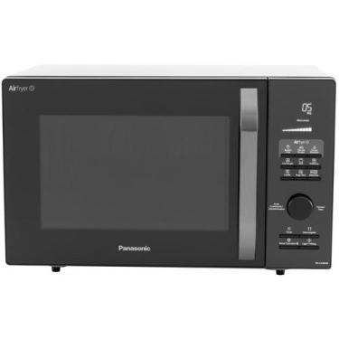 Imagem de Micro-ondas AirFryer 4 em 1 Panasonic CD89 Black Glass 30L, Preto, 110