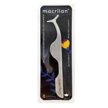 Imagem de Pinça Macrilan Profissional Para Aplicação de Cílios Postiços Pi-11