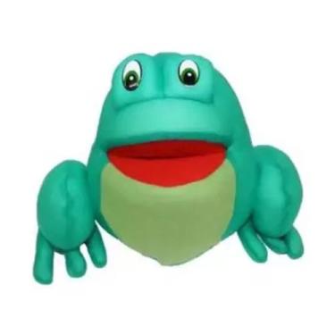 Imagem de Fantoche pequeno 3d em tecido: sapo - luqueta - 70, U