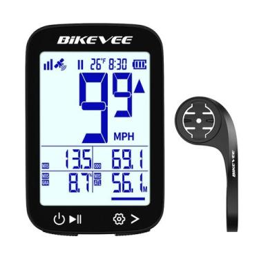Imagem de Ciclocomputador GPS Bikevee 2,4" sem fio IPX7