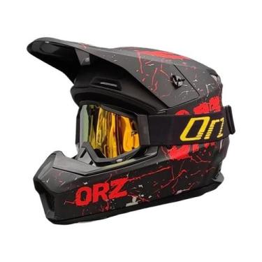 Imagem de Capacete De Motocicleta Offroad Downhill Integral Para Rally E Ciclism