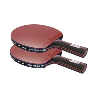 Imagem de Conjunto Profissional De Raquetes De Tênis De Mesa De Carbono 10 Estre