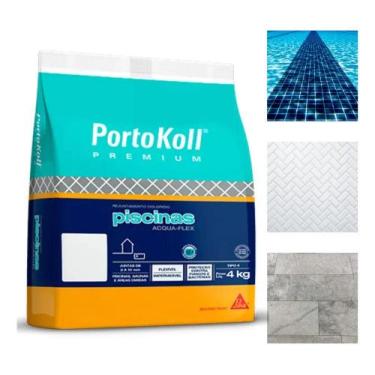 Imagem de Rejunte Piscina Acqua-flex Portokoll 4kg - Branco Brilhante - Congratu
