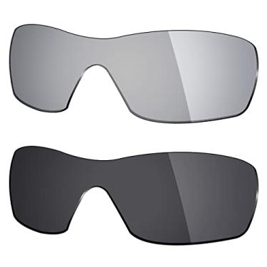 Imagem de 2 pares de lentes polarizadas de substituição da Mryok para óculos de sol Oakley Dart – Opções