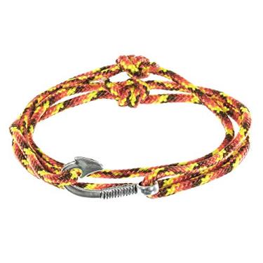 Imagem de West Coast Paracord — Pulseiras femininas ajustáveis com âncora náutica e anzol – Feito de corda de nylon