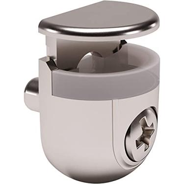 Imagem de Richelieu Hardware - BP3020180 - Pacote com 4 unidades - Pino de prateleira de vidro Peki - Ajustável 4-10 mm - Acabamento de níquel