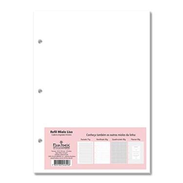 Imagem de Refil Miolo Liso Caderno Argolado Fina Ideia UN PM