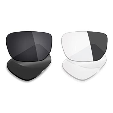 Imagem de Mryok 2 pares de lentes polarizadas de substituição para óculos de sol Oakley Style Switch – Opções