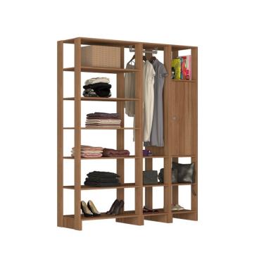 Imagem de Closet Multi Yes Com Cabideiro Porta e 12 Prateleiras Nova Mobile - Montana