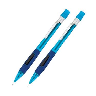 Imagem de Pentel : Quicker Clicker Automatic Pencil, 0.50 mm, Transparent Blue Barrel -:- Sold as 2 Packs of - 1 - / - Total of 2 Each