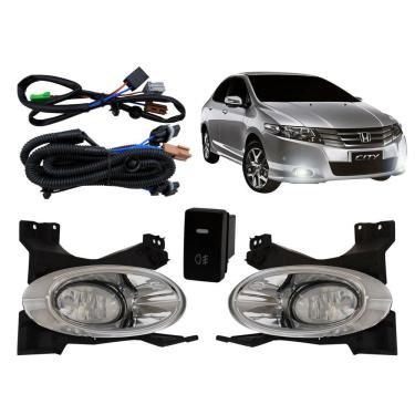 Imagem de Kit farol auxiliar Milha City 2009 a 2011 Cromado Bmo shock