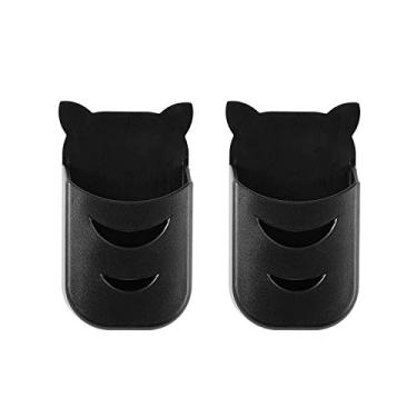 Imagem de ECLINK Suportes de controle remoto universais para controle remoto TCL/Hitachi/LG/Sharp/Inssignia/Sanyo/Hisense/Toshiba/Element/RCA Roku Preto (pacote com 2)