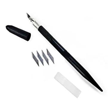 Imagem de Estilete De Precisão Aço E Ponta De Vinco 5 Lâminas Lanmax