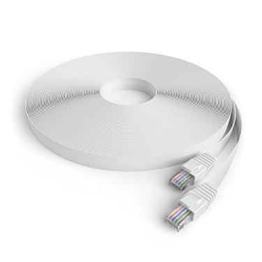 Imagem de Amcrest Cabo Ethernet CAT6E com classificação 4K de vídeo PoE de 18,3 m Cabo de rede de alta velocidade para câmeras IP de segurança PoE, Smart TV, PS4, Xbox One, roteador, laptop, computador, casa (CAT6ECABLE60)