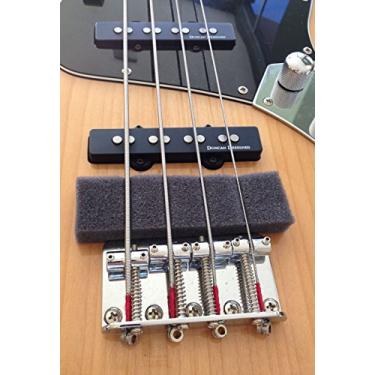 Imagem de Spree substituição compatível para lote de 3 mutes de guitarra baixo, serve para 4 e 5 cordas Fender Squier