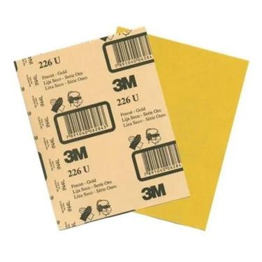 Imagem de 150 Lixas Ouro 3m - 80/120/220/320/400 30 Folhas Cada