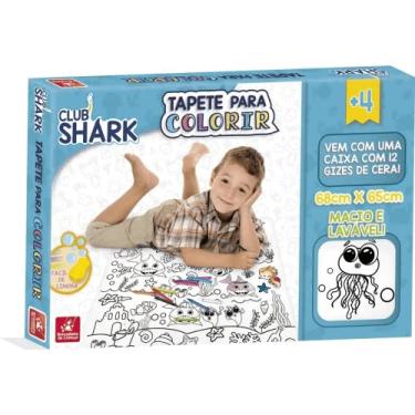 Imagem de Tapete para Colorir Club Shark