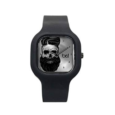 Imagem de Relogio Be Watch Barbado Pulseira Silicone Preta
