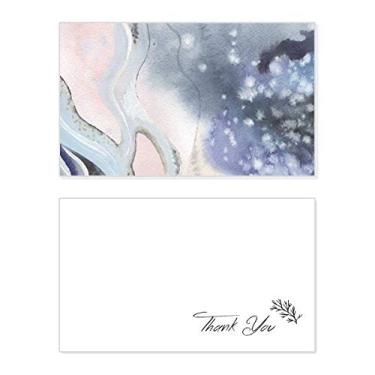 Imagem de Sombreamento em aquarela abstrato cartão de agradecimento aniversário aniversário comemoração casamento agradecimento