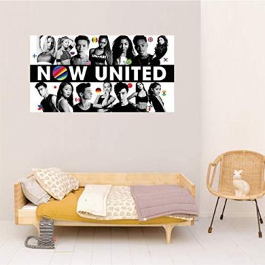 Imagem de Adesivo Poster de Parede Now United PeB 90x48cm