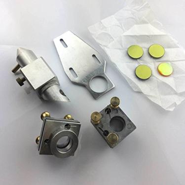 Imagem de Cabeça de laser Co2 + 2 montagens + 3 espelhos e 1 conjunto integrativo de lente para cortador de gravação K40 DIY