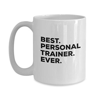 Imagem de Caneca Personal Trainer – Melhor copo de café Personal Trainer Ever – Presentes para mulheres e homens treinadores – Feminino masculino – Ideia divertida de novidade – Adicione à cesta de presente