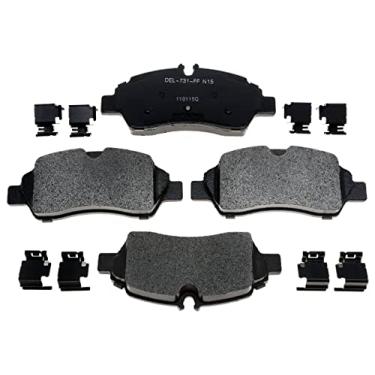 Imagem de ACDelco Conjunto de pastilhas de freio a disco traseiro semimet licas Gold 17D1775MH