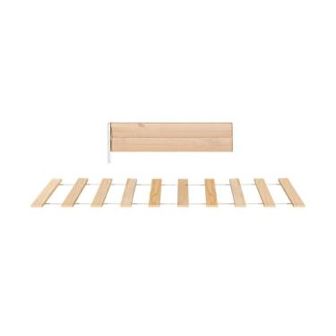 Imagem de Kit Estrado com Grade para Cama Club House Wood Branco/Natural- Casatema