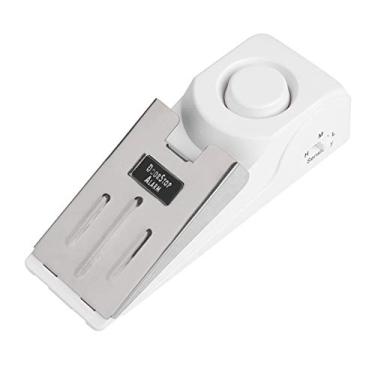 Imagem de Alarme De Segurança De Piso Com Trava De Porta Portátil, Alarme De Parada De Porta De 120db Para Casa De Viagem Em Apartamento