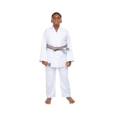 Imagem de Kimono Adulto Reforçado Judo Jiu-Jitsu, Haganah, Branco, A2