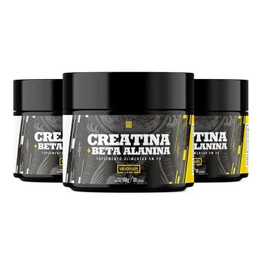 Imagem de Kit 3x Creatina c/ Beta Alanina 150g - Iridium Labs-Unissex