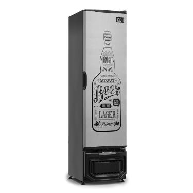 Imagem de Refrigerador de Bebidas Gelopar 228 Litros Inox 127V GCB-23E GW