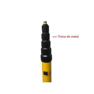 Imagem de Bastão Avr De 8 Metros P/Gps Trava Rosca Topografia