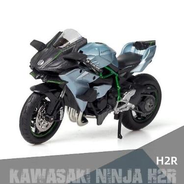 Imagem de Huacreate 1:12 Kawasaki-h2r Motocicletas de liga diecast, motor