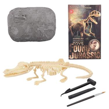 Imagem de Conjunto de esqueleto de dinossauro de escavação Brinquedo de realização de educação fóssil de escavação de dinossauro