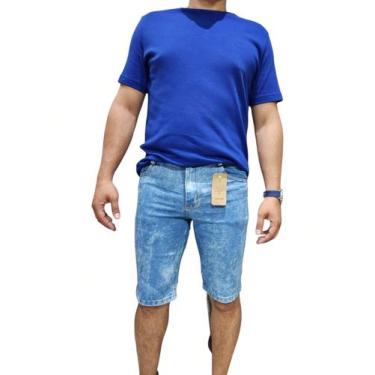 Imagem de Bermuda Jeans Masculina Com Elastano - Man Fox