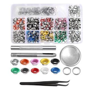 Imagem de Caixa Organizadora Com 400 Ilhós Nº54 Com Arruelas Coloridos