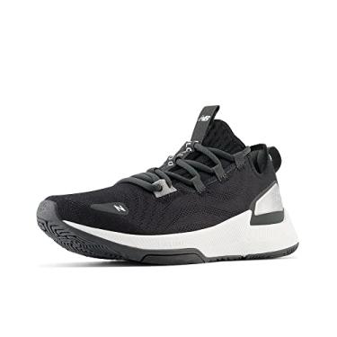 Imagem de New Balance Tênis masculino FuelCell 100 V2 Cross Trainer, Preto/Blacktop/Prata Metálico, 8.5