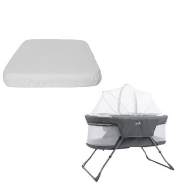 Imagem de Conforto Versátil para seu Bebê: Colchão Oval para Moisés ou Carrinho, Transformável em Moisés - Suporte de Qualidade para um Soninho Aconchegante