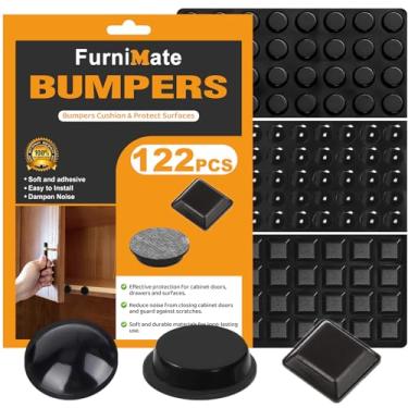 Imagem de Almofadas de borracha autoadesivas 102 peças para armários gaveta porta fechamento macio moldura de imagem amortecimento de som