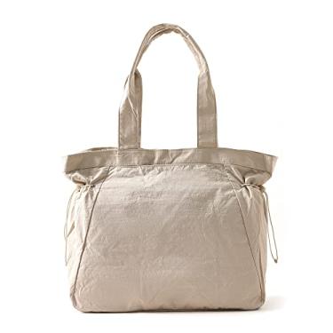 Imagem de VAKAER Sacola feminina, bolsa de compras com ajuste lateral 18L, bolsa Hobo grande, bolsas de ombro leves para trabalho, treino, viagens, Bege, One Size