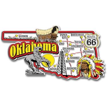 Imagem de Ímã de mapa jumbo Oklahoma State
